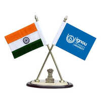 Car Dashboard Flag Stand - Color: Multi Color