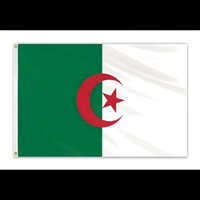 Polyester Printed Algeria Flag