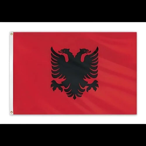 Single Sided Polyester Albania Flag