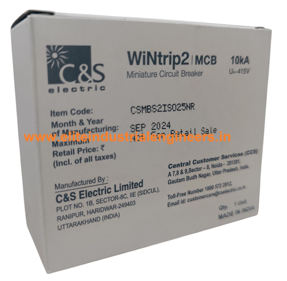 C&S MCB CSMBS2ISO25NR06 ISO 25A