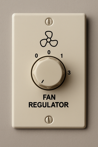 Fan Regulator - Color: White