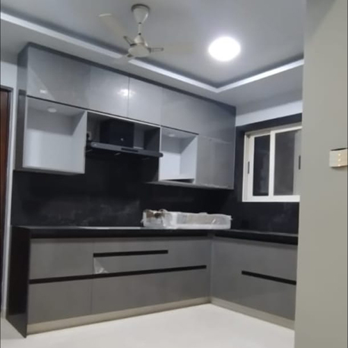 Acrylic Shutter Kitchen - Color: Grey