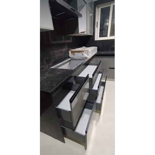 Acrylic Shutter Kitchen - Color: Grey