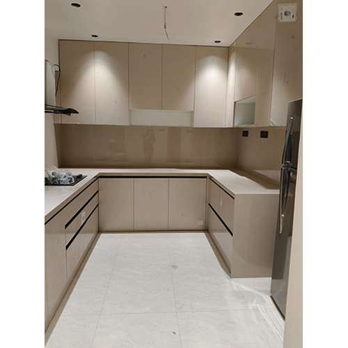 Matt Laminate Shutter Kitchen - Color: Brown