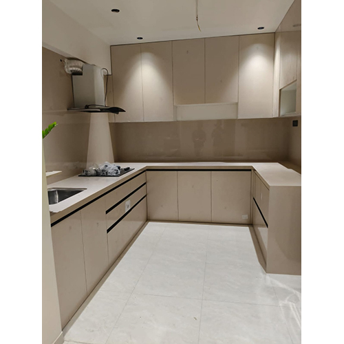 Matt Laminate Shutter Kitchen - Color: Brown