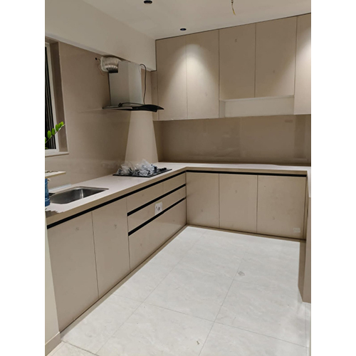 Matt Laminate Shutter Kitchen - Color: Brown