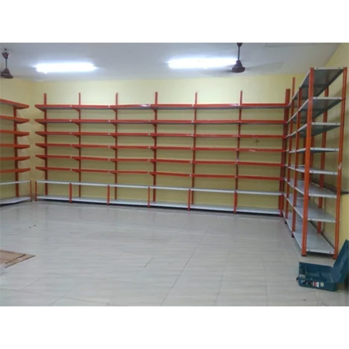 Ms Powder Coated Storage Rack - Application: Showroom