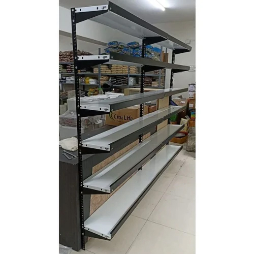 6 Shelves Supermarket Display Rack - Capacity: 150 Kg