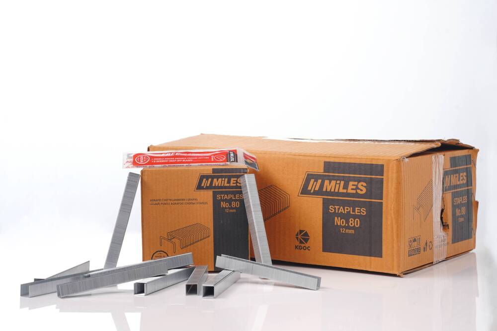 80/12 Silver Miles Staple Pin