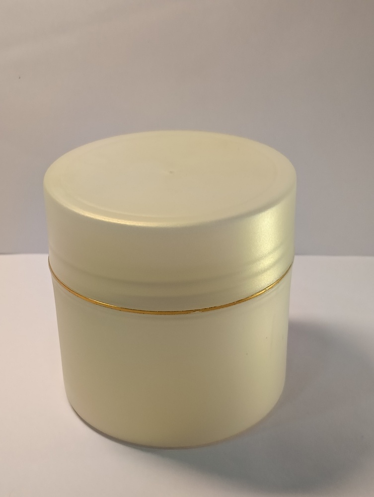 Royal Plastic Jar with golden line