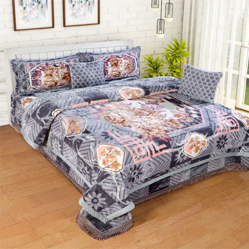 Ocean Pearl 6pc Woolen Blanket