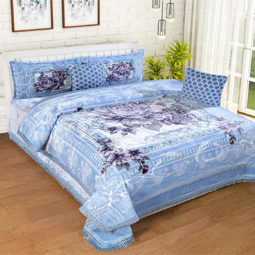 Ocean Pearl 6pc Set Woolen Blanket