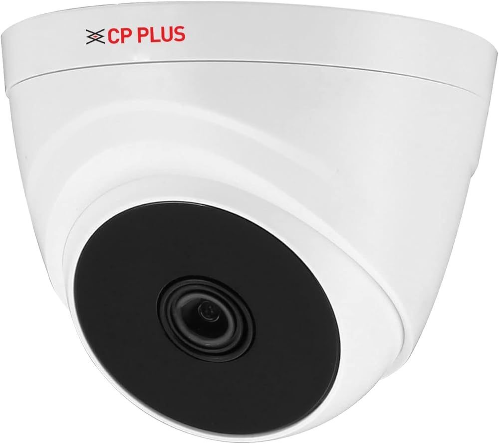 Cctv Dome Camera With Led Blinking - Color: White
