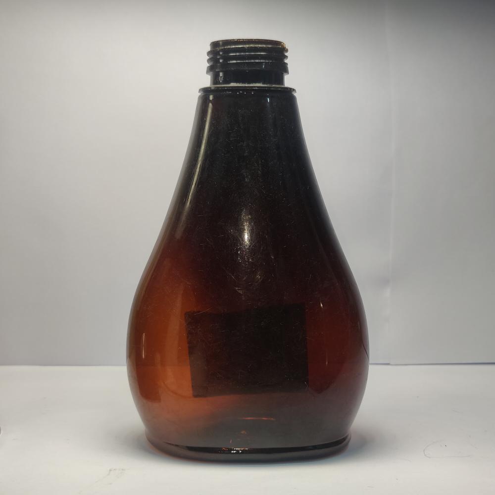 300ML AMBER FLOWER KING PET BOTTLE