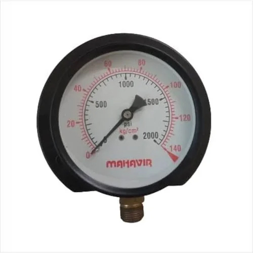 Ms Pressure Gauge - Dial Material: Glass