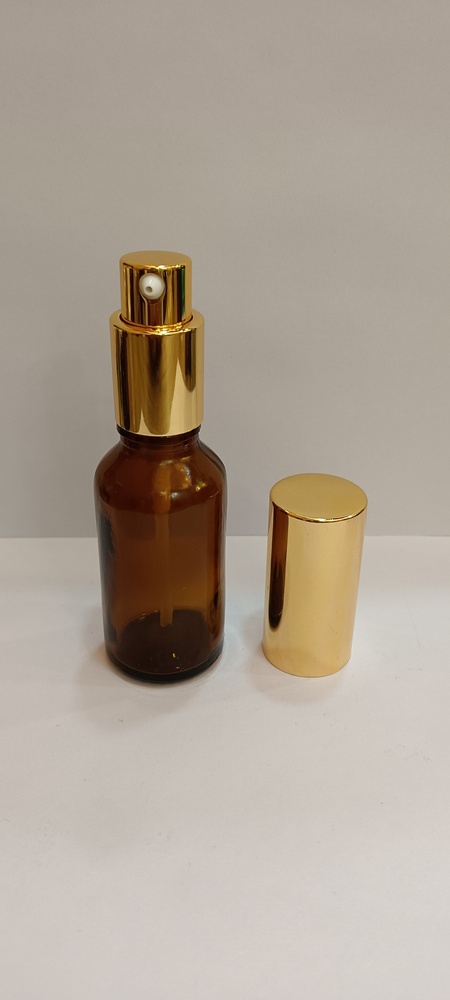 18MM C01 A  CREAM PUMP AS GOLDEN CAP