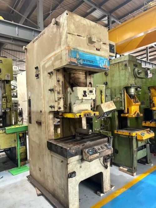 # 1647 KOMATSU C FRAME SINGLE CRANK PRESS