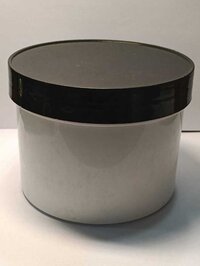Bleach Jar 500gm - Color: White With Black Cap
