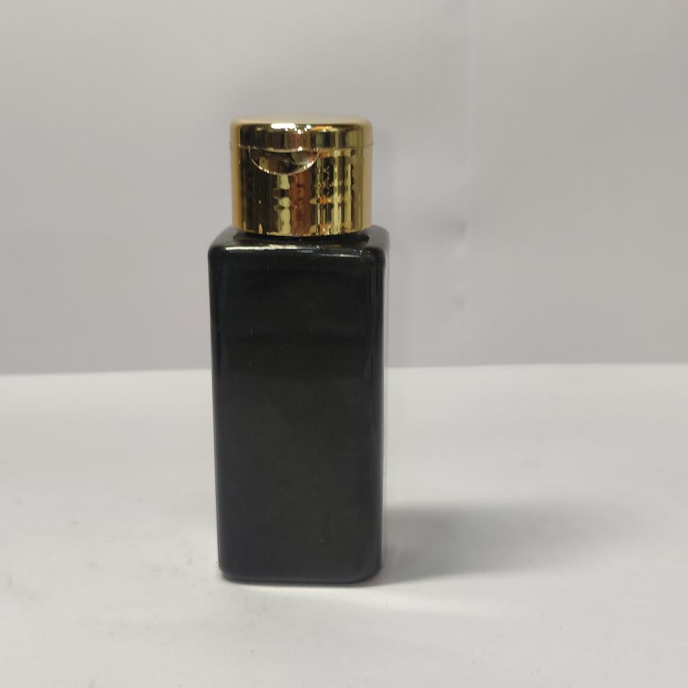 50ML BLACK SQUARE PET BOTTLE