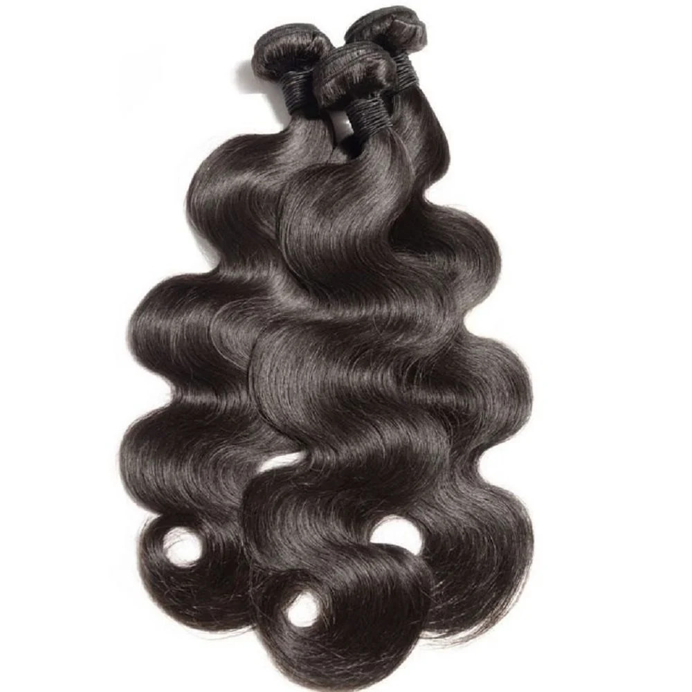 Machine Weft Body Wave Bundle Indian Human Hair Extension, 20inch, Size: 100gm