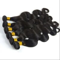 Black Machine Weft Body Weave Premium Quality Indian Remy Human Hair, 20 inch, Packaging Size: 100 gm