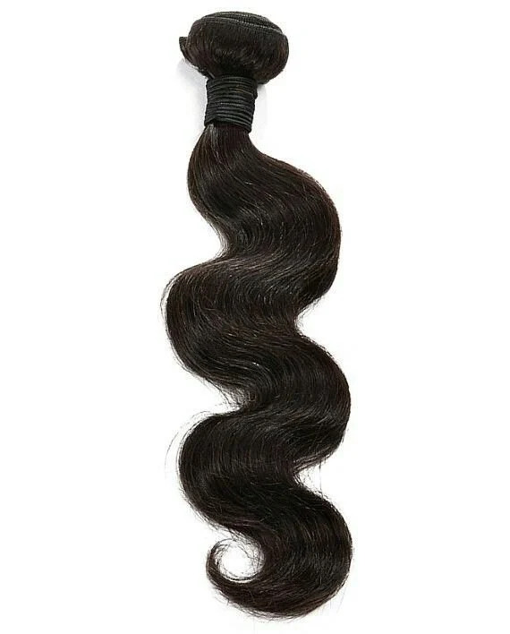 Black Machine Weft Body Weave Premium Quality Indian Remy Human Hair 20 Inch Packaging Size: 100 Gm
