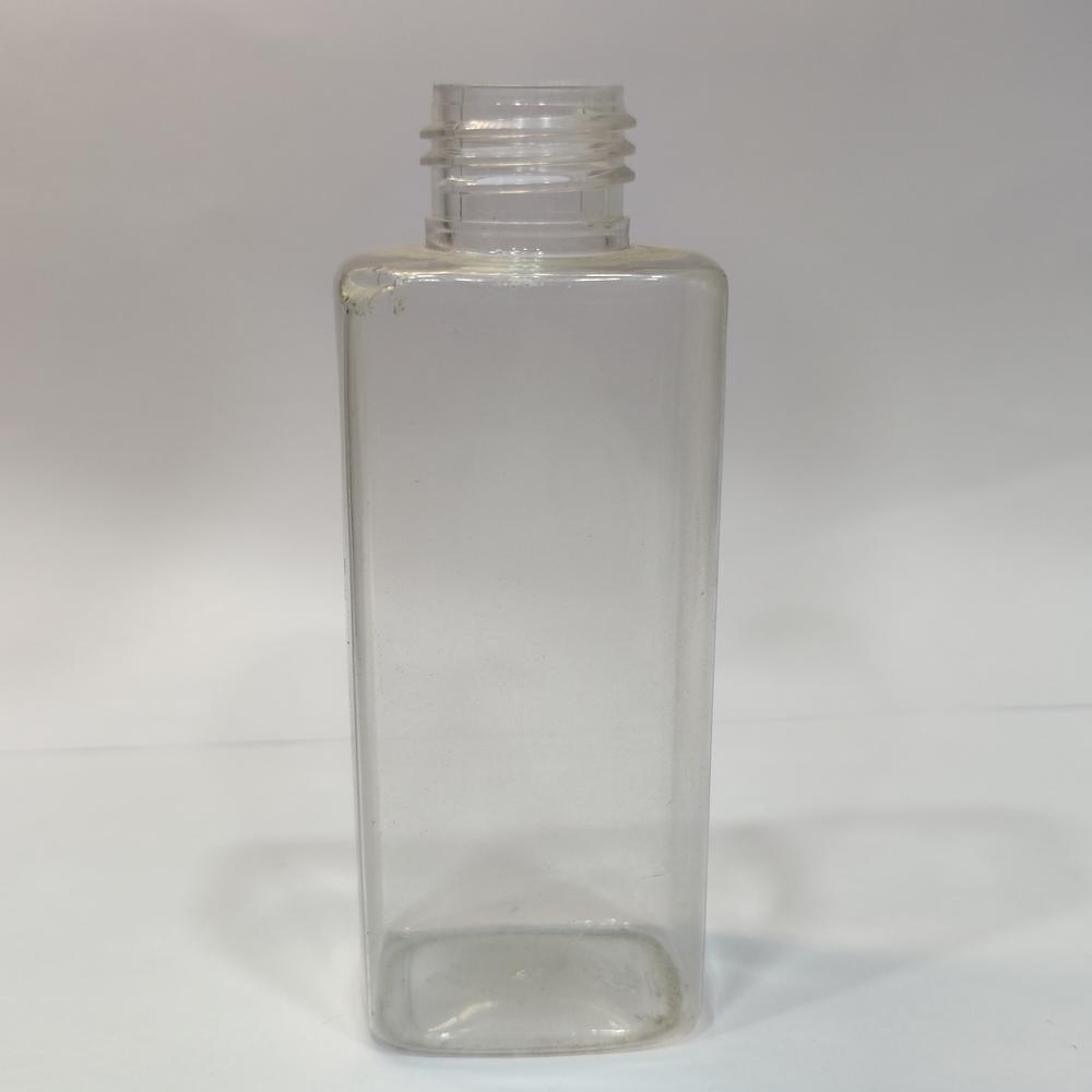 100ML CLEAR SQUARE PET BOTTLE