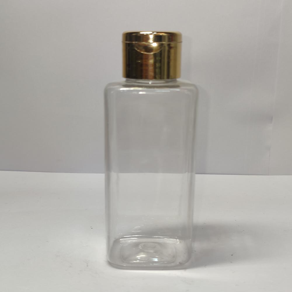 100ML CLEAR SQUARE PET BOTTLE