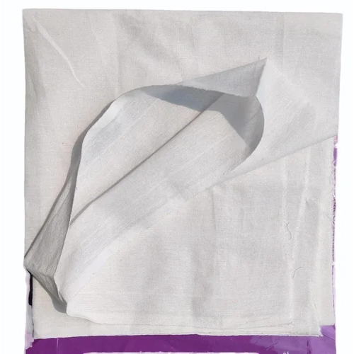 40Inch Poly Cotton Grey Fabric - Color: White