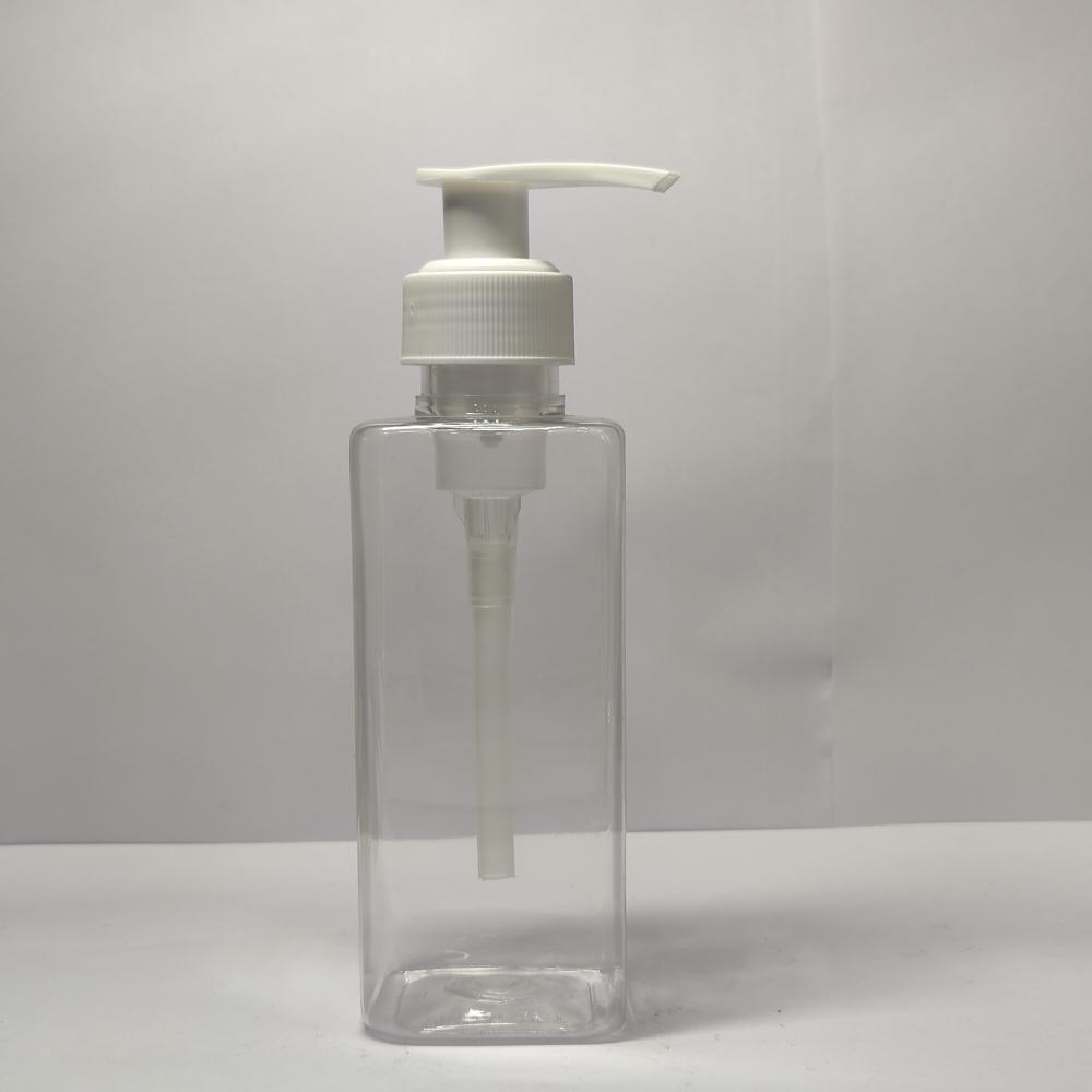 200ML CLEAR SQUARE PET BOTTLE