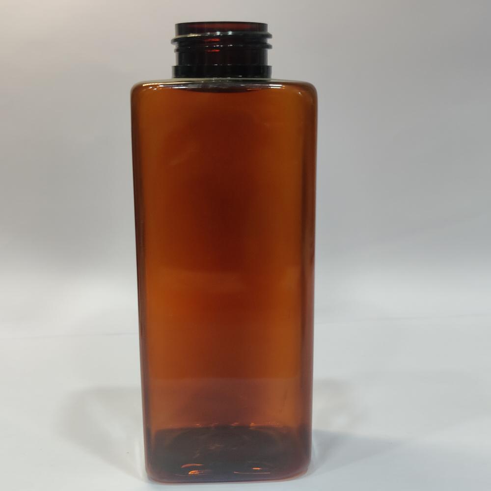 200ML AMBER PET SQUARE BOTTLE