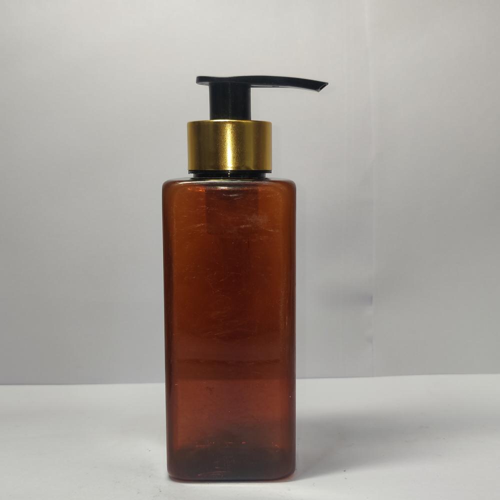 200ML AMBER PET SQUARE BOTTLE