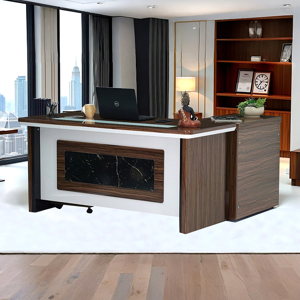 Royaloak Margaret Office Table 1.8 M - Of7701-1.8 - Color: Multicolour