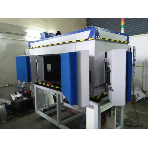 Table Top Acoustic Test Chamber - Color: White And Blue