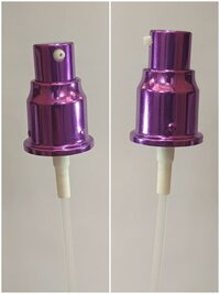 20mm C01 A Cream Pump (purple) - Pp Material, 20mm Neck Size, Glossy Or Matte Finish | Custom Cut Dip Tube, Optional Matching Overcap  