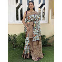 Woven Design Zari Saree - Color: Maroon