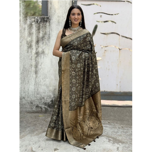 Camel Brown Mysore Silk Saree