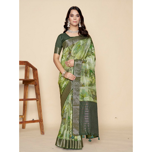 Ethnic Motifs Zari Kanjeevaram Saree