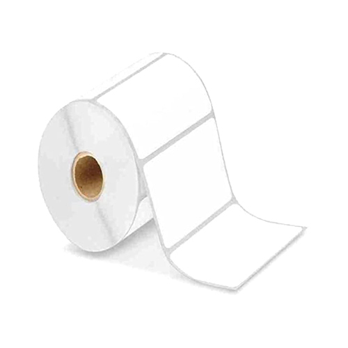 White Chromo Barcode Label - Attributes: Clear Print