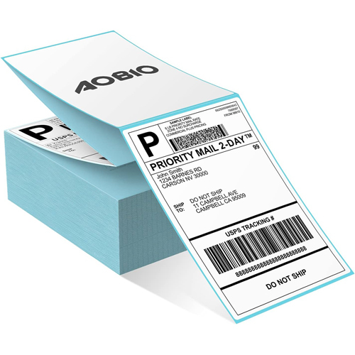 100 X 75 Direct Thermal Shipping Barcode Label