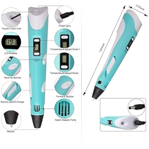 Sunlu 3d Printing Pen - Color: Blue
