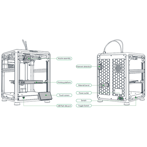 CREALITY K1 SE Series 3D Printer