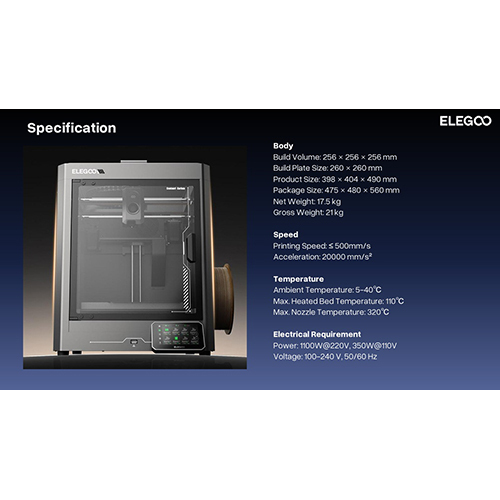 Elegoo Centauri Carbon 3d Printer - Automation Grade: Automatic