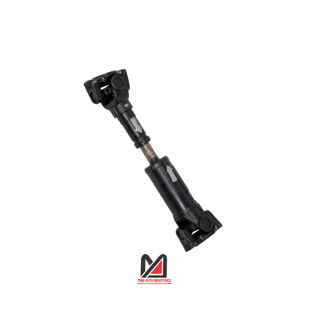 Cardan Shaft With Rectangular Flange - Color: Black