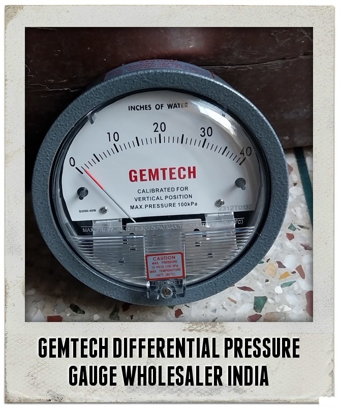 GEMTECH Differential Pressure Gauge Dealers Near Sant Parmanand Hospital