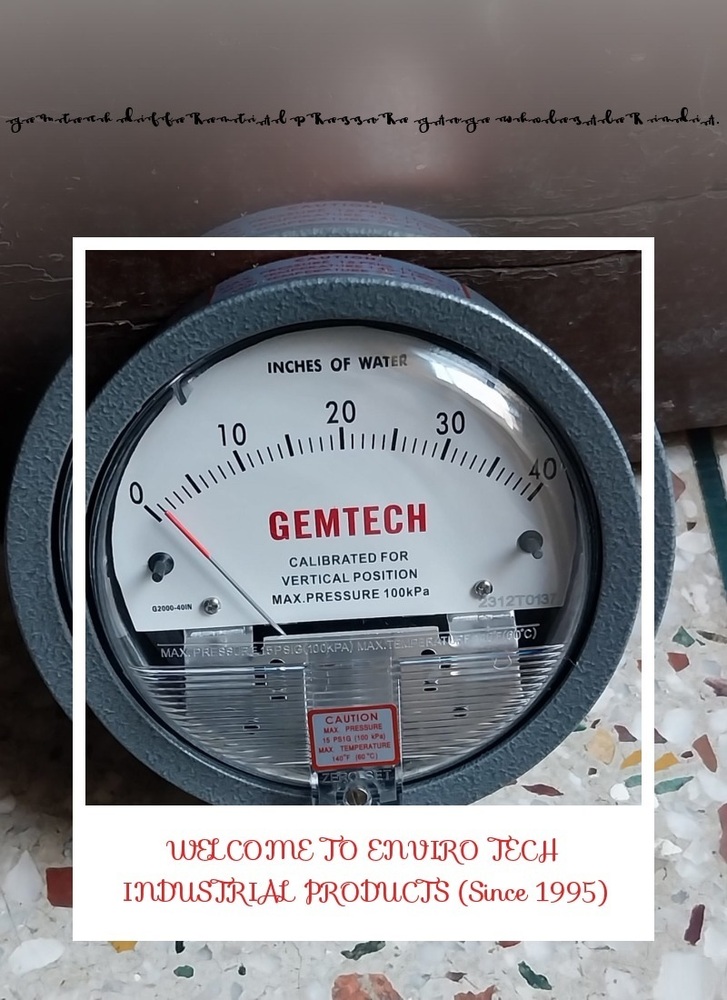 GEMTECH Differential Pressure Gauge Dealers Near Sant Parmanand Hospital