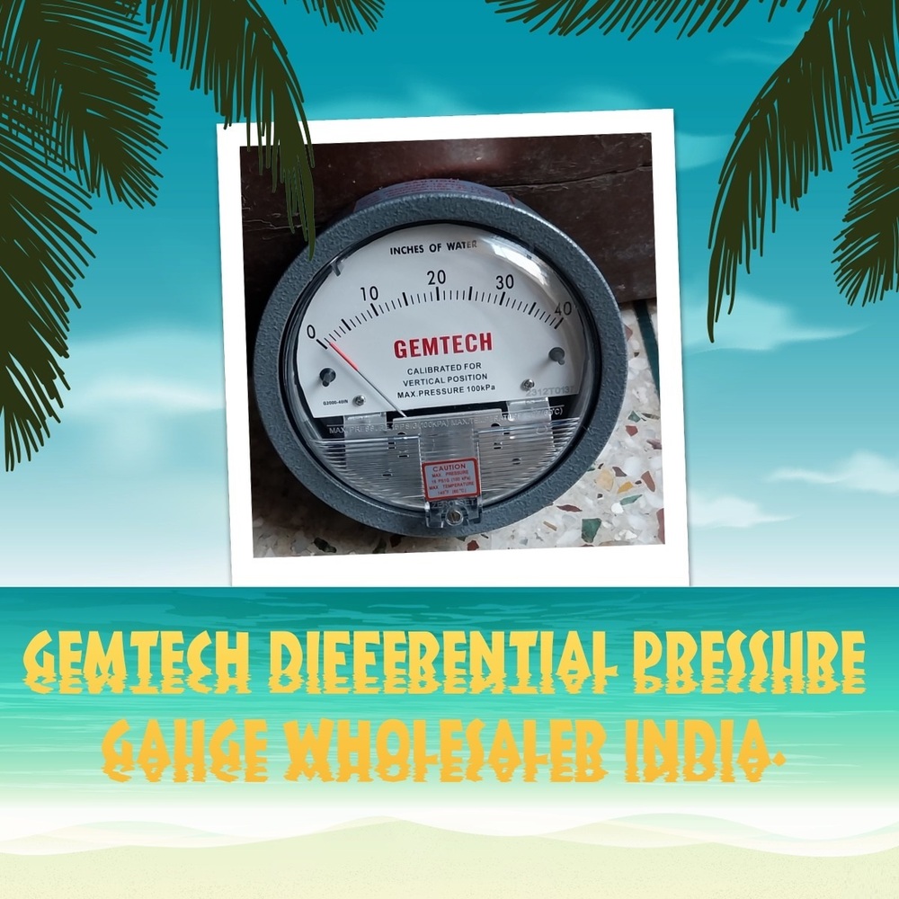 GEMTECH Differential Pressure Gauge Dealers Near Sant Parmanand Hospital