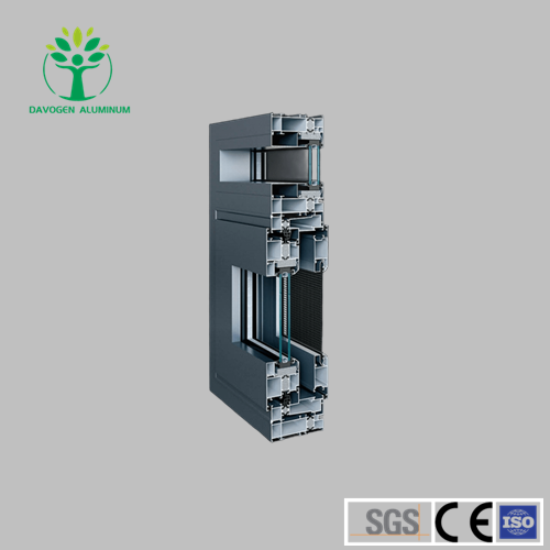 Window Screen A Internal Window Opening System-Aluminum Alloy Material - Color: Silver