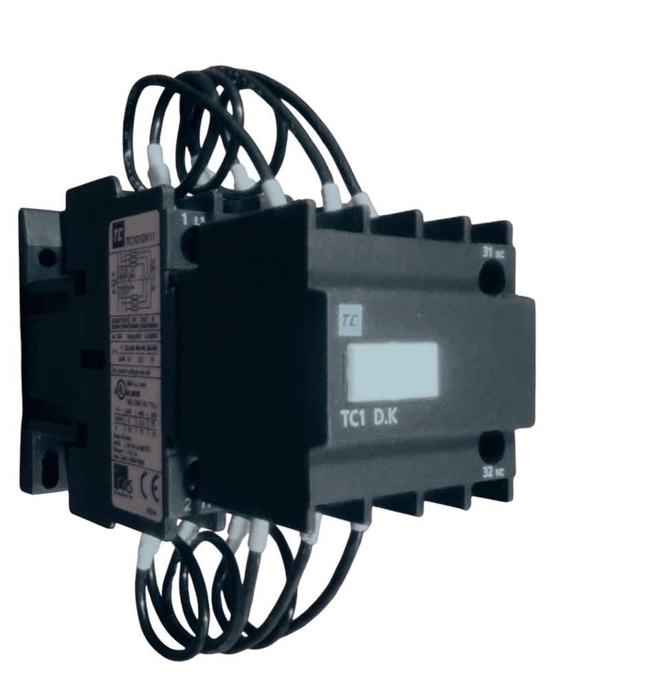 C&s Capacitor Tc1d12k11m7 - 415v, 12.5kvar Coil Voltage: 220v, 50/60hz | Single Phase With 1no + 1nc Configuration