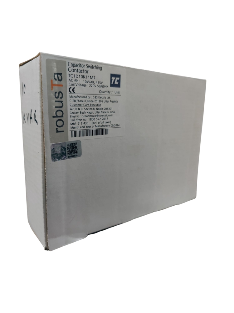 C&s Capacitor Tc1d10k11m7 - 10 Kvar , Coil Voltage 220v , 415v Voltage Rating , Appropriate For 50/60hz Applications